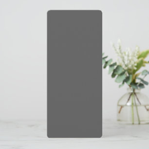 Skapa din egen mörkgrå anpassade design julkort