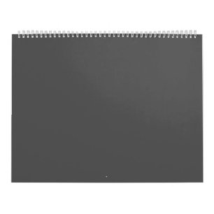 Skapa din egen mörkgrå anpassade design kalender