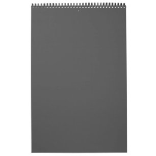 Skapa din egen mörkgrå anpassade design kalender