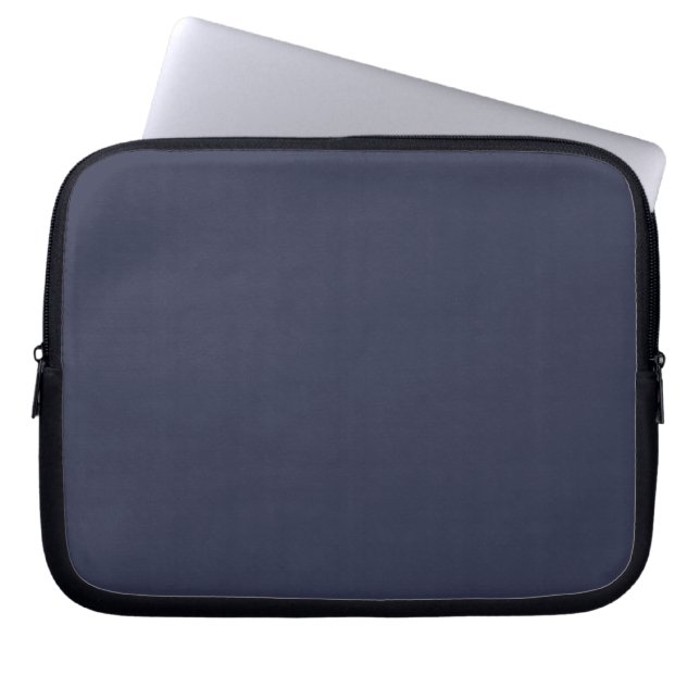Skapa din egen mörkgrå anpassningsbar laptop fodral (Framsidan)