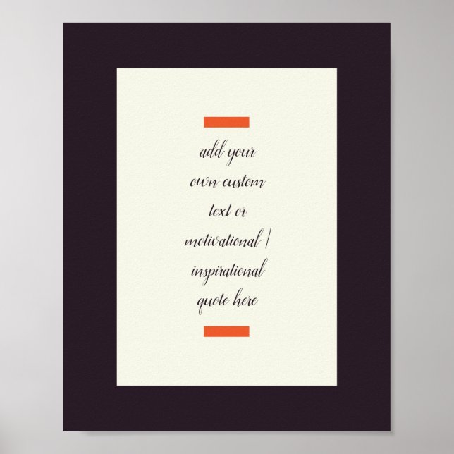 Skapa din egen motiv/inspirationsoffert poster (Framsidan)