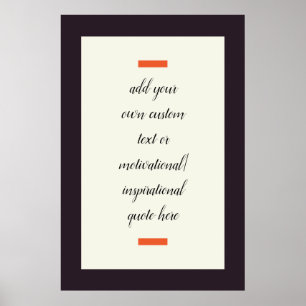 Skapa din egen motiv/inspirationsoffert poster