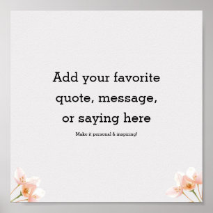 Skapa Din Egen Motivationscitat Poster