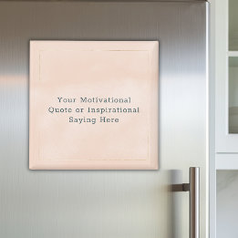 Skapa Din Egen Motiverande Citat Rosa Guld  Magnet