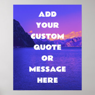 Skapa din egen motivering poster