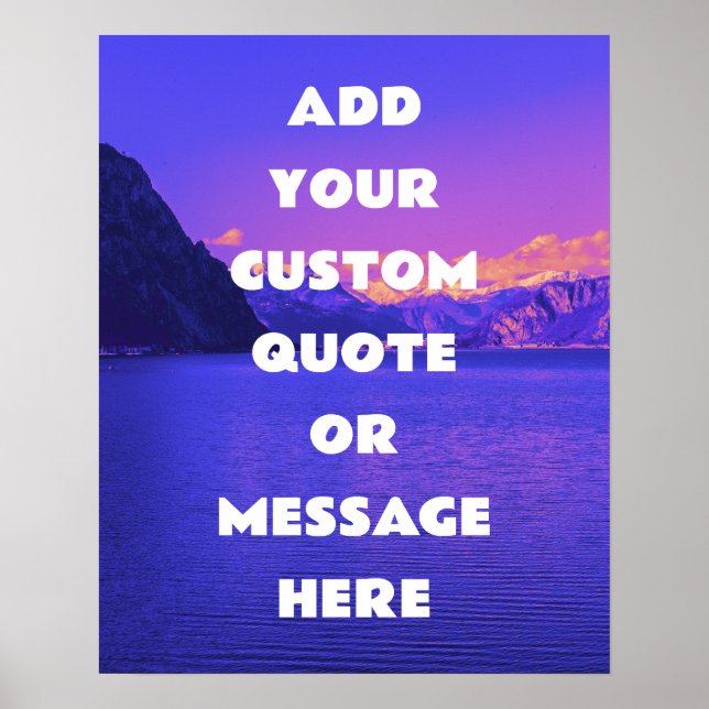Skapa din egen motivering poster (Framsidan)