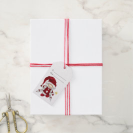 Skapa din egen Mrs Merry Jultomte Presentetikett