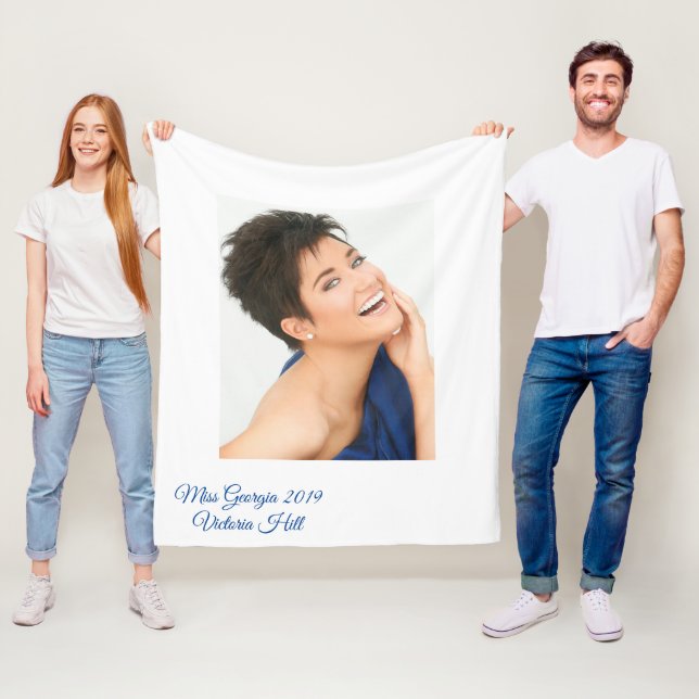 Skapa din egen mysiga filt! Perfektens gåva! Fleecefilt (På plats)