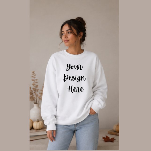 Skapa din egen mysiga överdimensionerade hösttröja t shirt (Skapare uppladdad)