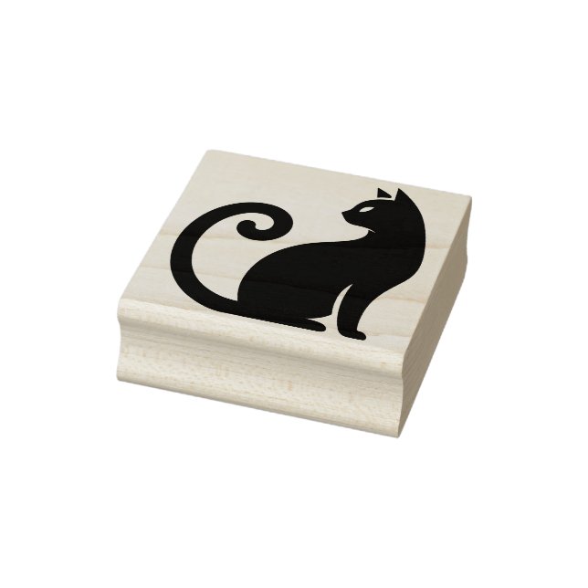 Skapa Din Egen Mystisk Svart Katt Stämpel (Stämpel)