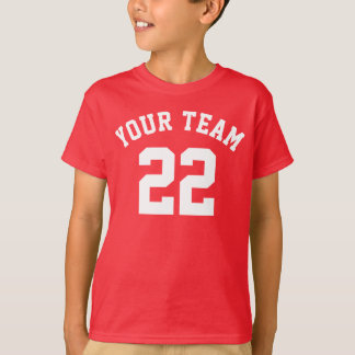 Skapa Din Egen Namn Nummer Sporttröja Barn T- T Shirt