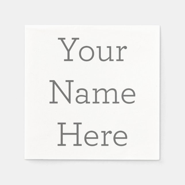 Paper Napkins, Standard (Framsidan)