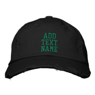 Skapa din egen namntext broderad hatt mall keps