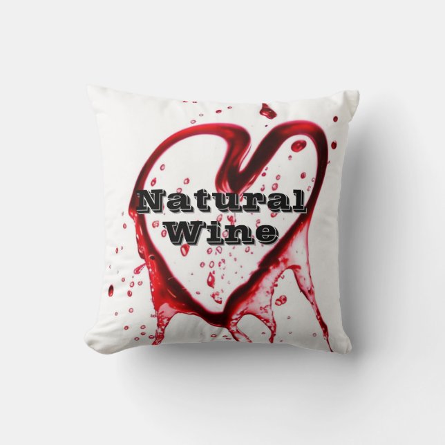 skapa din egen naturliga vin-textdyna kudde (Framsida)