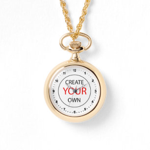 Skapa din egen Necklace Watch, Personalize /Photo Armbandsur