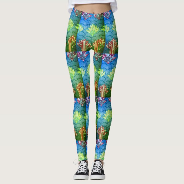 Skapa din egen Nice-vackra Bröllop-design Leggings (Framsida)
