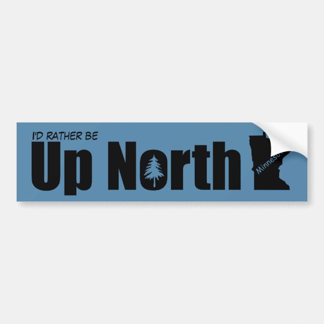 Skapa din egen nordliga Minnesota Bildekal (Framsidan)