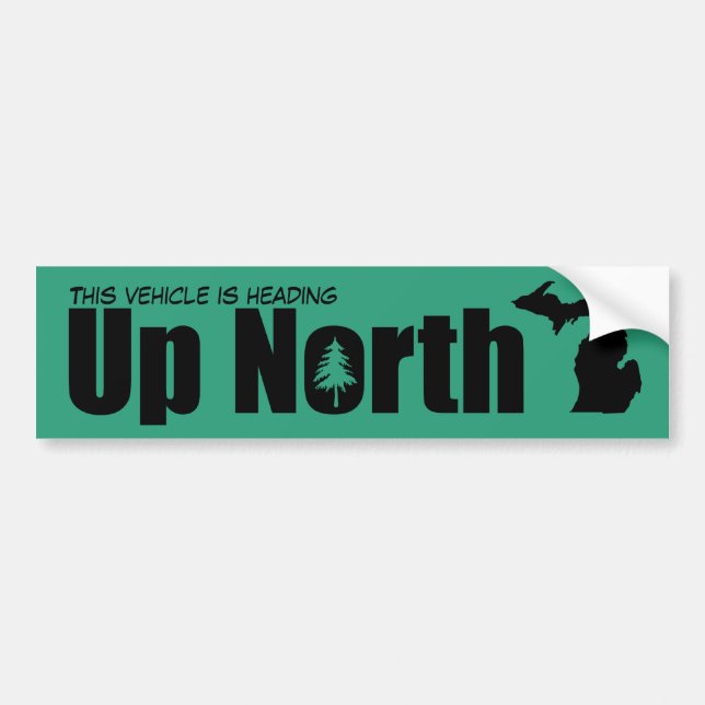 Skapa din egen norra Michigan Bildekal (Framsidan)