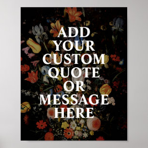 Skapa din egen offertBlommigt Poster