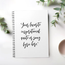 Skapa din egen offertkalligrafi anteckningsbok