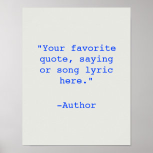 Skapa din egen offertPoster Poster