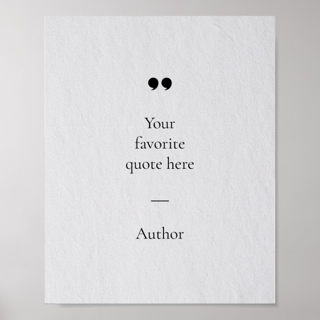 Skapa din egen offertPoster Poster (Framsidan)