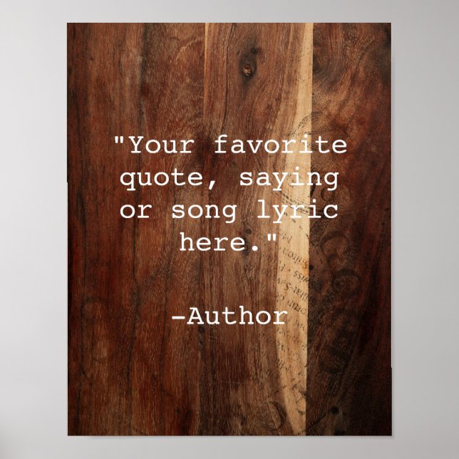 Skapa din egen offertPoster Poster (Framsidan)