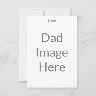Skapa din egen pappafoto fram och bak tack kort
