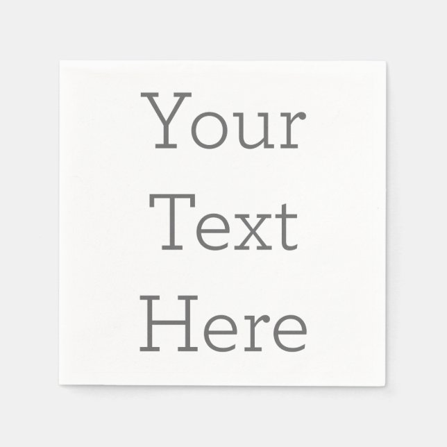 Paper Napkins, Standard (Framsidan)