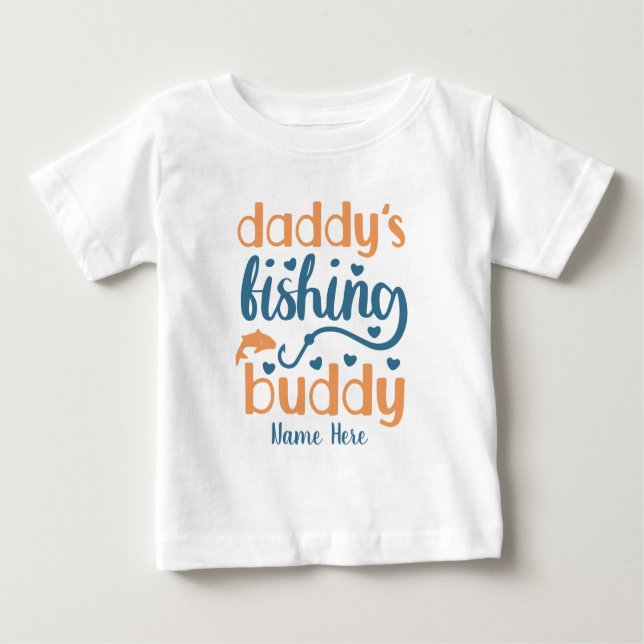 Skapa din egen Pappor-fiskeledja T Shirt (Framsida)