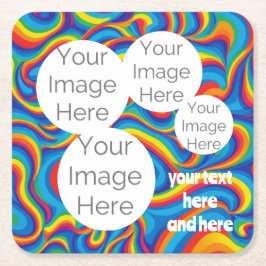 skapa din egen Pappra fotoUnderlägg Underlägg Papper Kvadrat