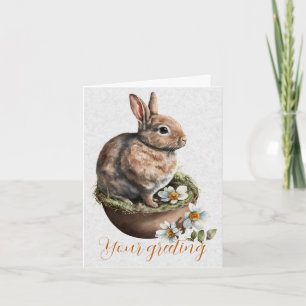 Skapa Din Egen Påskhare & Vilda Blommor Kort