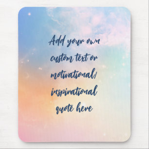 Skapa din egen Pastel Motivational Quote Musmatta