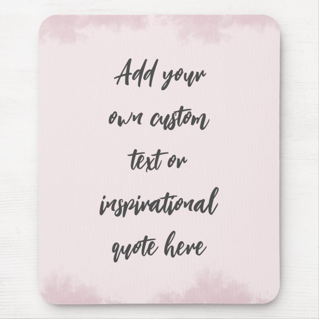 Skapa din egen Pastel Motivational Quote Musmatta (Framsidan)