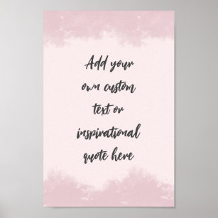 Skapa din egen Pastel Motivational Quote Poster