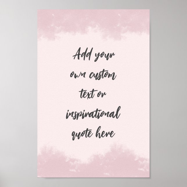 Skapa din egen Pastel Motivational Quote Poster (Framsidan)
