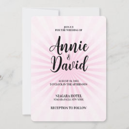 Skapa din egen Pastel Retro Starburst Inbjudningar