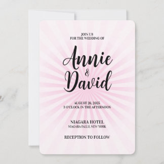 Skapa din egen Pastel Retro Starburst Inbjudningar