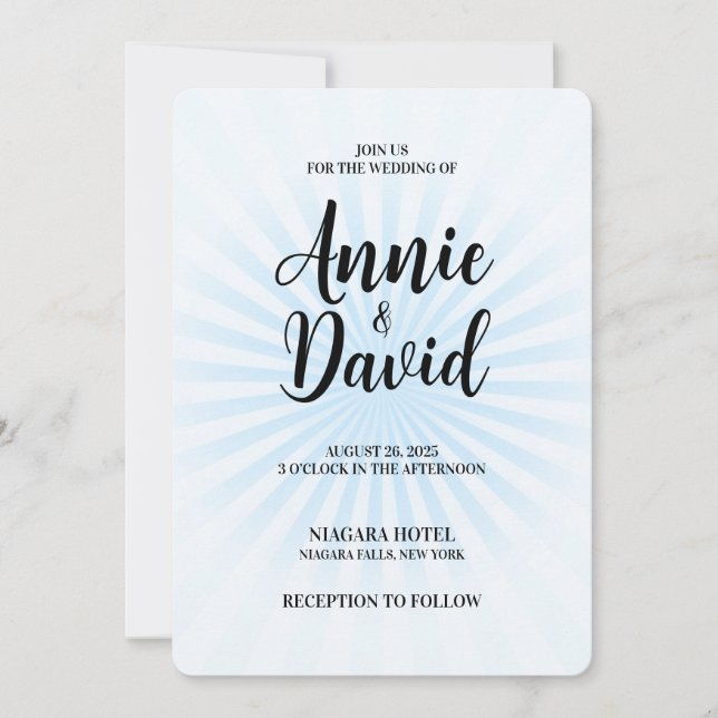 Skapa din egen Pastel Retro Starburst Inbjudningar (Framsida)