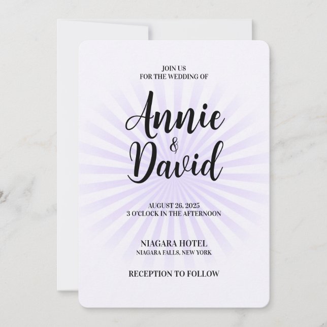 Skapa din egen Pastel Retro Starburst Inbjudningar (Framsida)