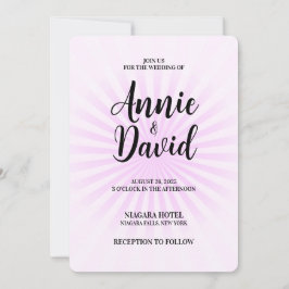 Skapa din egen Pastel Retro Starburst Inbjudningar