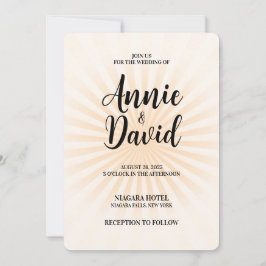 Skapa din egen Pastel Retro Starburst Inbjudningar