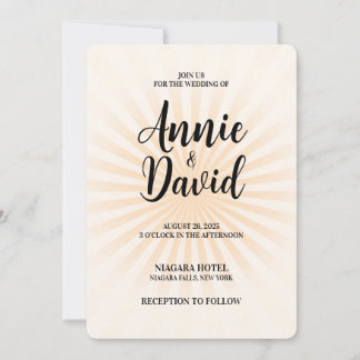 Skapa din egen Pastel Retro Starburst Inbjudningar