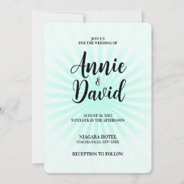 Skapa din egen Pastel Retro Starburst Inbjudningar