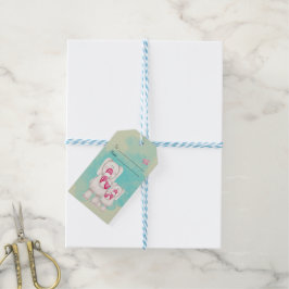 Skapa din egen Pepparkaks Elefant Juldekoration Presentetikett