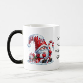 Skapa Din Egen Pepparmint-stav Jul Tomte Magisk Mugg
