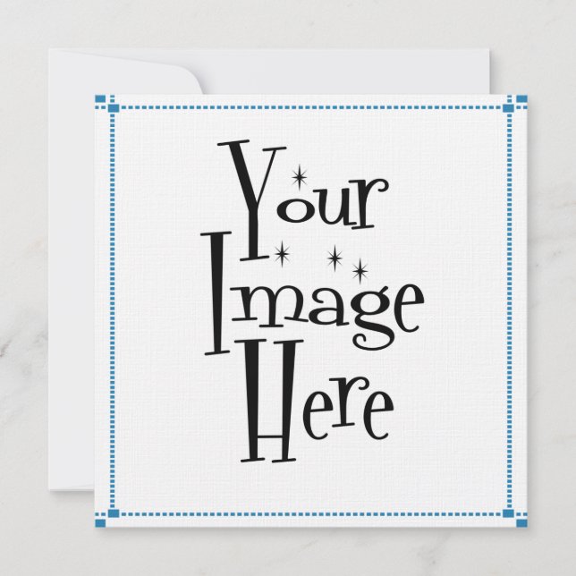 SKAPA DIN EGEN - PERSONALISERA TOMT INBJUDNINGAR (Framsida)