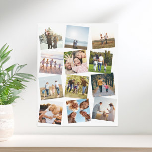 Skapa din egen Personlig 12 fotokollage Poster