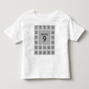 Skapa din egen Personlig 22 PHOTO COLLAGE T Shirt