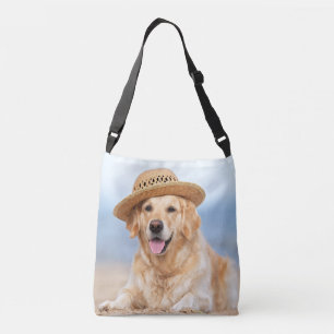 Skapa din egen Personlig 2 Pet Photo Hund Axelväska